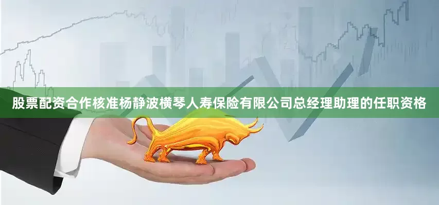 股票配资合作核准杨静波横琴人寿保险有限公司总经理助理的任职资格