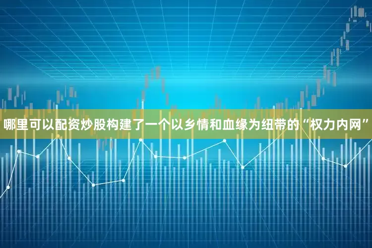 哪里可以配资炒股构建了一个以乡情和血缘为纽带的“权力内网”