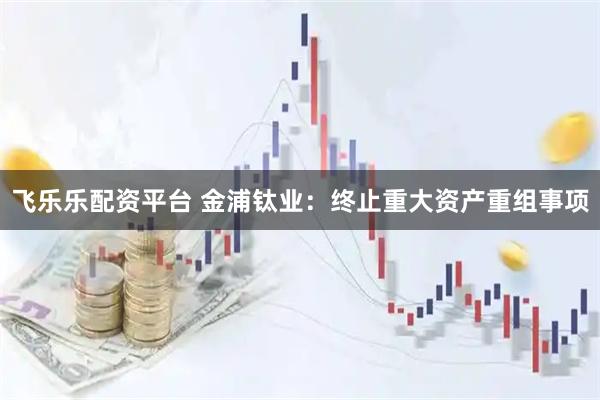 飞乐乐配资平台 金浦钛业：终止重大资产重组事项